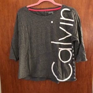 Calvin Klein crop too long sleeve